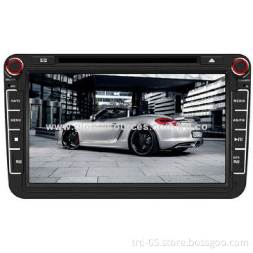 2-DIN Universal Car Navigation DVD Player with 8-inch TFT Digital Display for Volkswagen (Magotan)